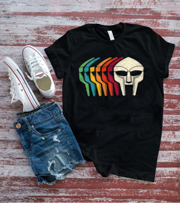Retro Multicolor MF Doom Mask T-Shirt