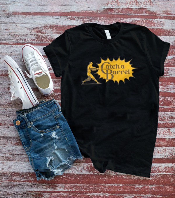 Catch A Barrel Baseball Player Swing Explosion T-Shirt