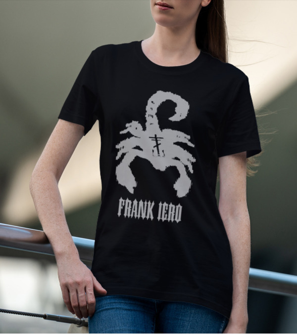 Frank Iero Scorpion With Cross T-Shirt