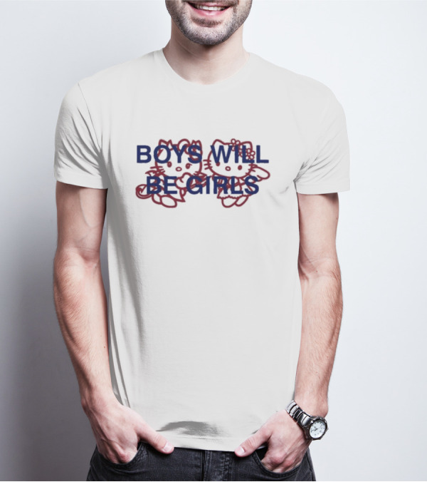 Hello Kitty Boys Will Be Girls T-Shirt