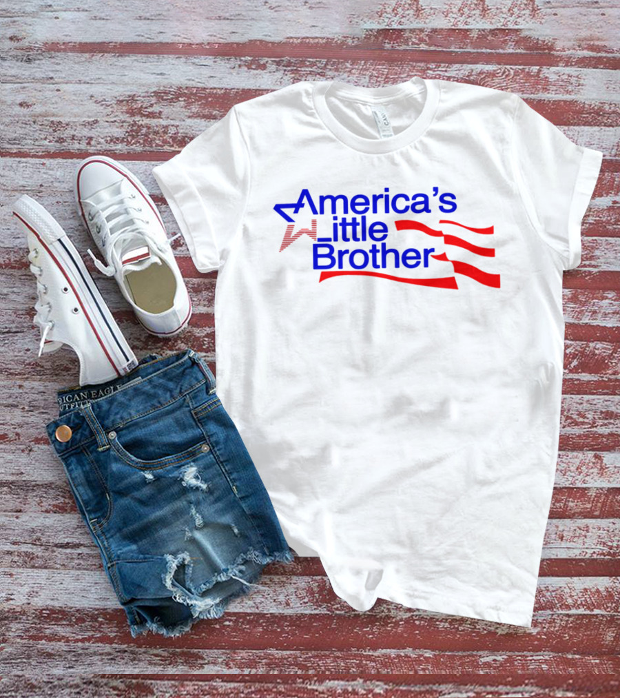 America’s Little Brother Star And Stripes T-Shirt