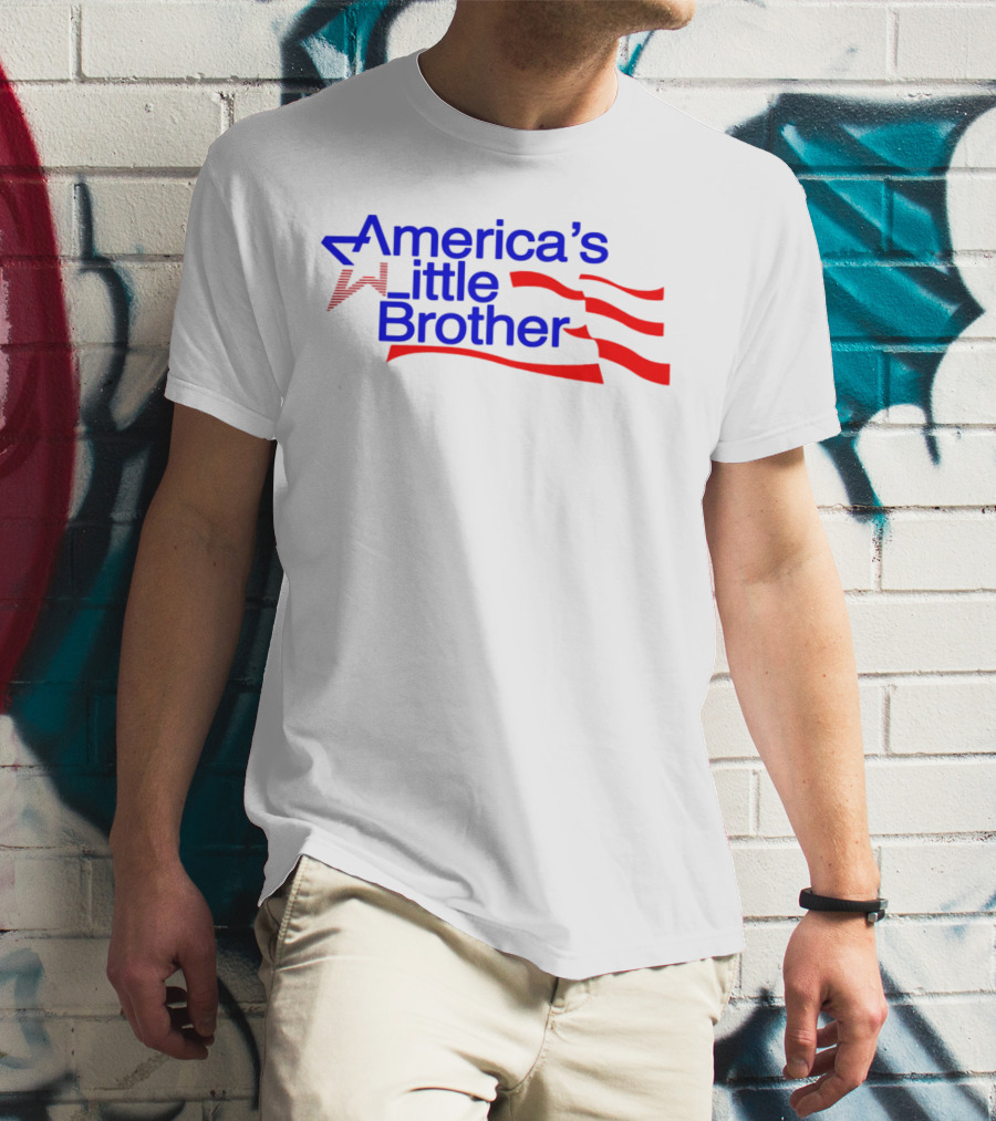 America’s Little Brother Star And Stripes T-Shirt
