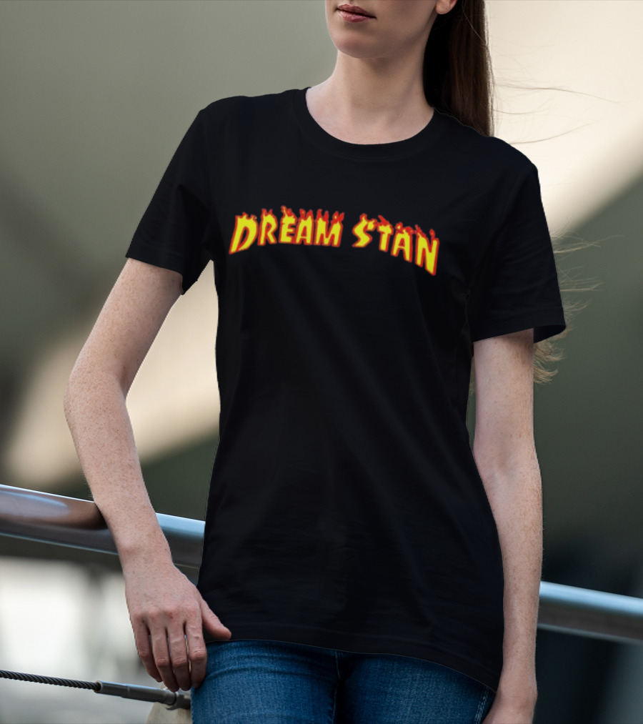 Dream Stan Flaming Text T-Shirt