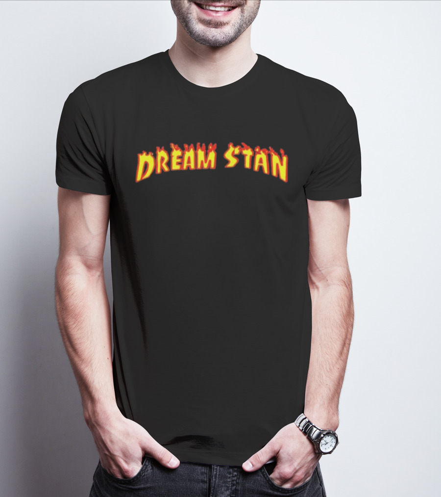 Dream Stan Flaming Text T-Shirt