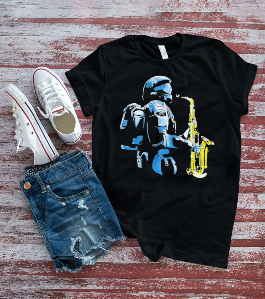 Halo 3 ODST Soldier Playing Saxophone T-Shirt