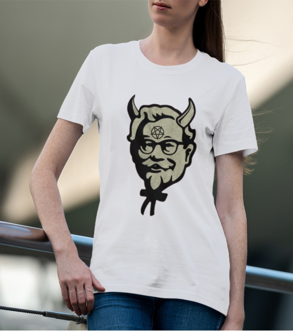 Colonel Satan Devil Horns Pentagram T-Shirt