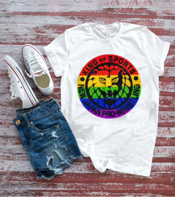 King Of Sports New Japan Pro-Wrestling Rainbow Lion T-Shirt