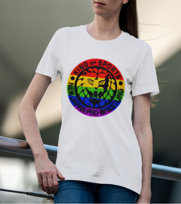 King Of Sports New Japan Pro-Wrestling Rainbow Lion T-Shirt