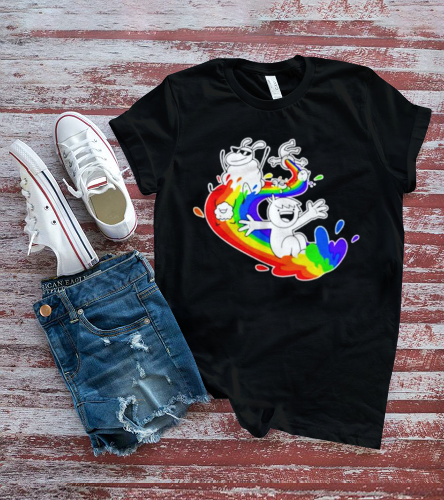 Pride Flavour Rainbow Ride Characters Limited Run T-Shirt