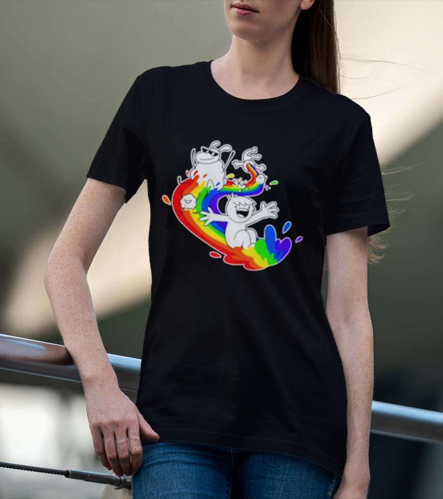 Pride Flavour Rainbow Ride Characters Limited Run T-Shirt