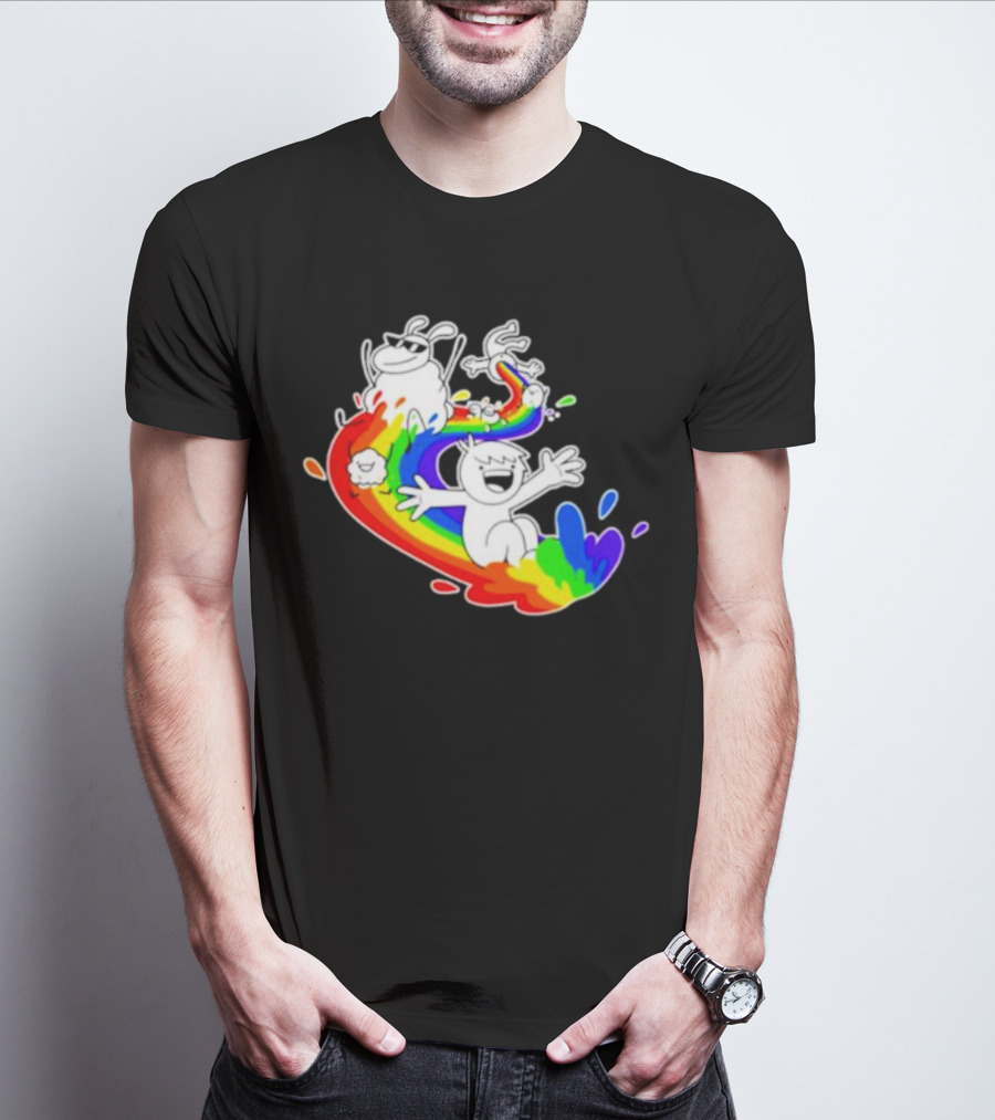Pride Flavour Rainbow Ride Characters Limited Run T-Shirt