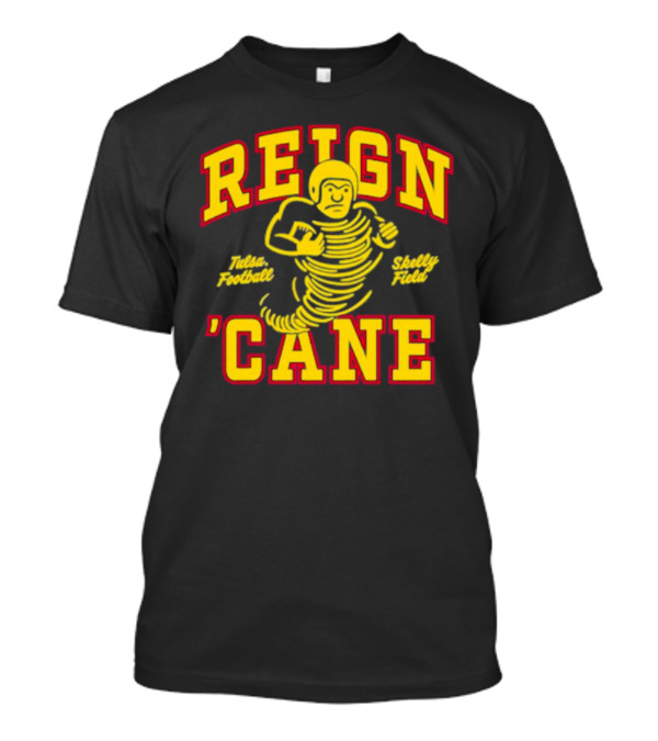 Reign 'Cane Tulsa Football Skelly Field T-Shirt