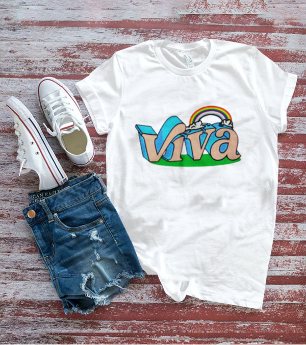 Viva La Pride Rainbow Clouds T-Shirt