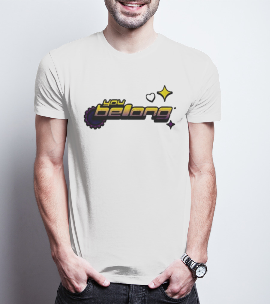 You Belong Gear Stars And Heart T-Shirt