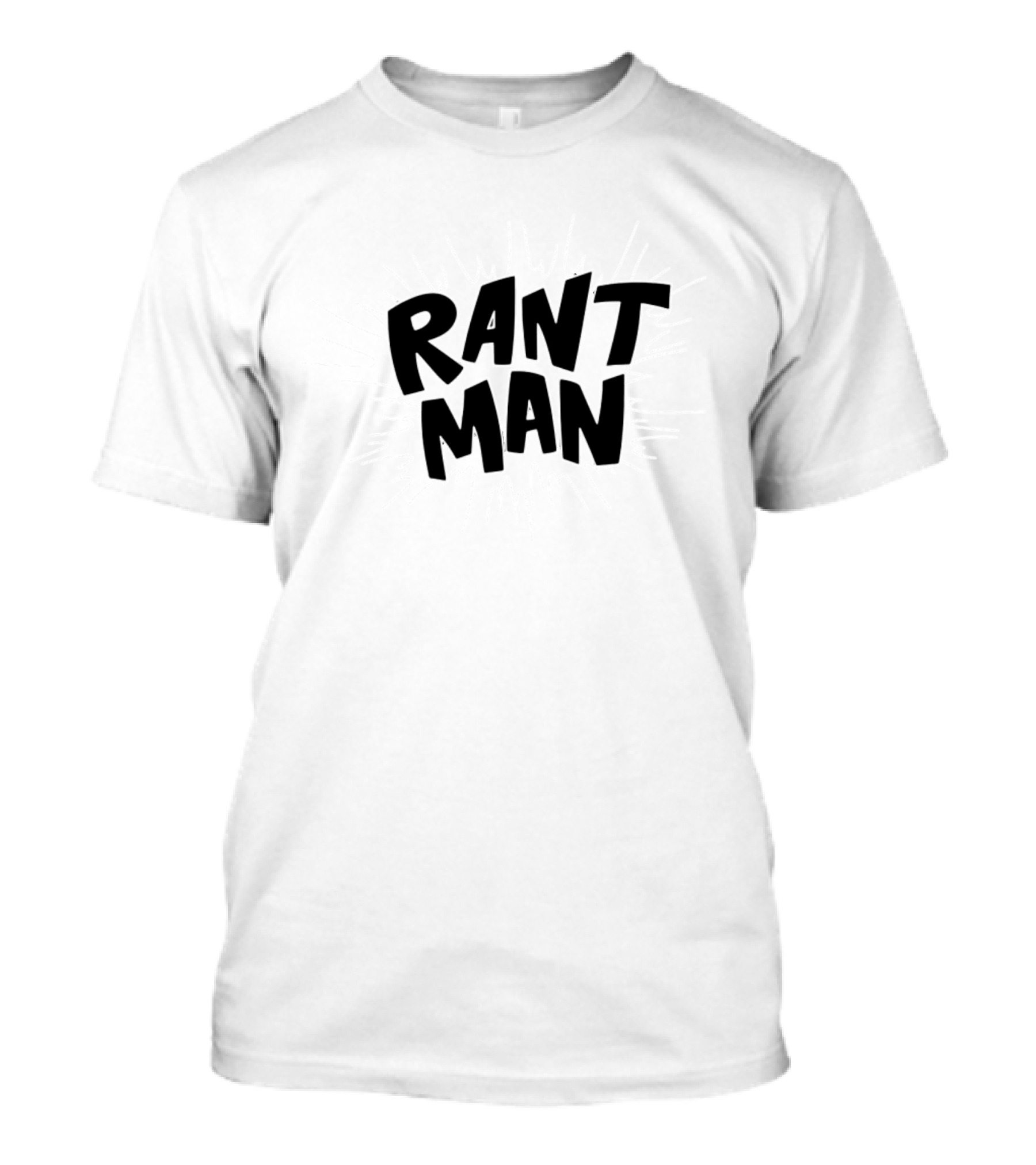 Rant Man Comic Text Burst T-Shirt