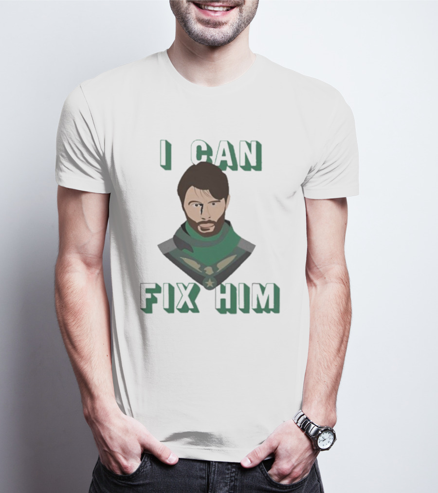 Soldier Boy I Can Fix Him Star Emblem Green Cape T-Shirt