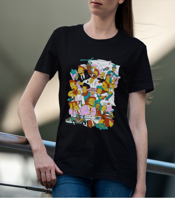 HI I’m Troy Mcclure Follow Me To Springfield Aquarium Simpsons T-Shirt