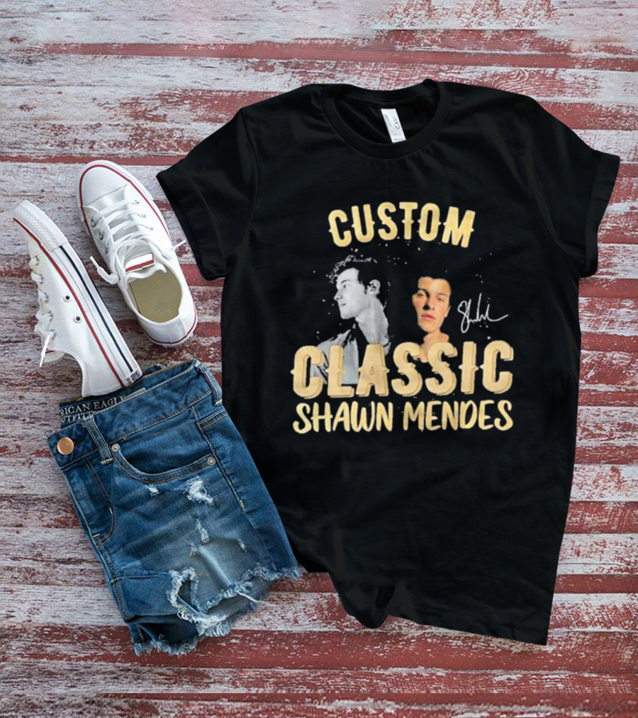 Custom Classic Shawn Mendes Signature T-Shirt