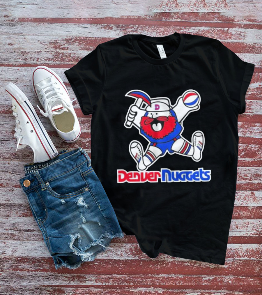 Denver Nuggets Mascot Mitchell And Ness Retro T-Shirt