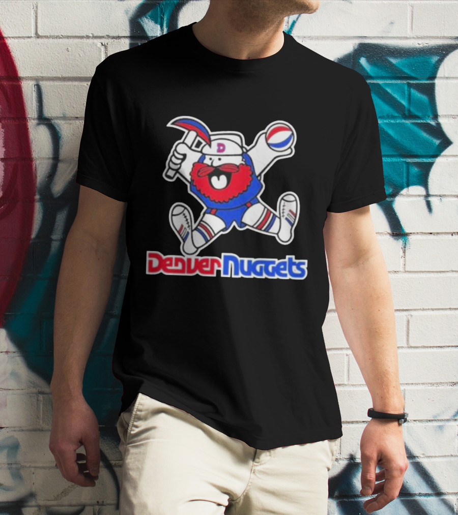 Denver Nuggets Mascot Mitchell And Ness Retro T-Shirt