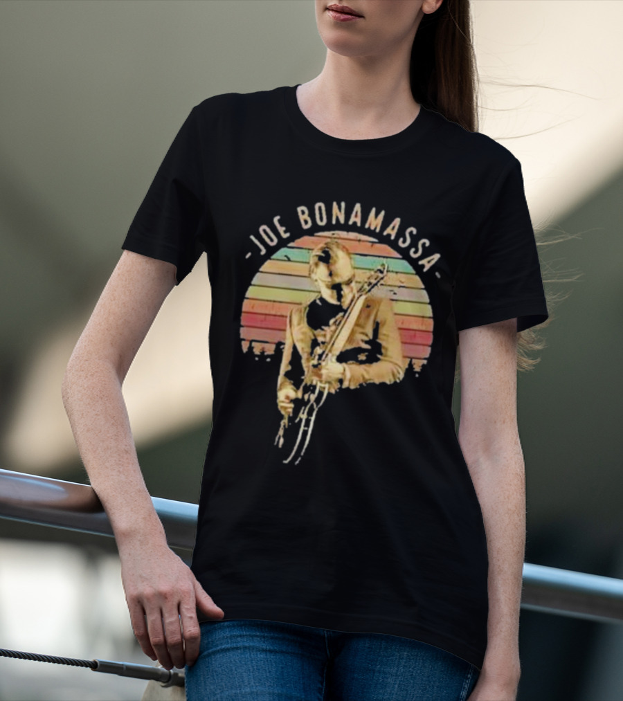 Joe Bonamassa Vintage Sunset Guitar T-Shirt