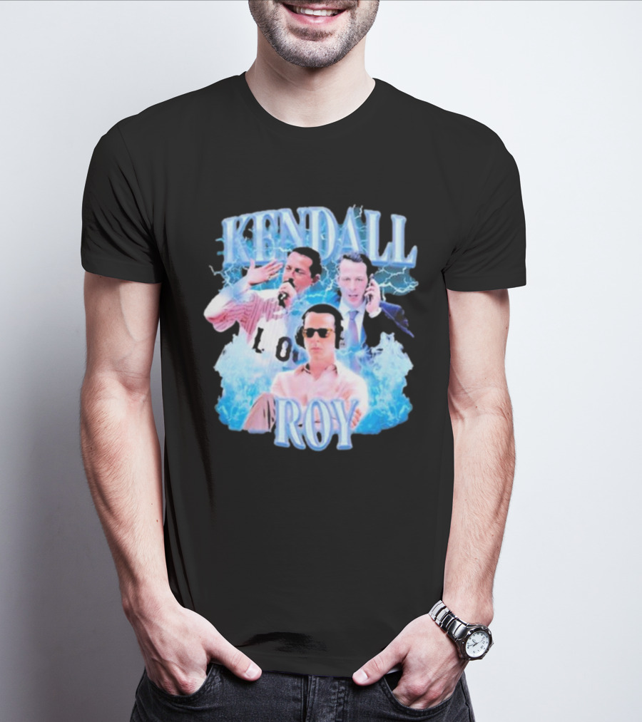 Kendall Roy Disgusting Brothers Iconic Character Moments Electric Blue T-Shirt