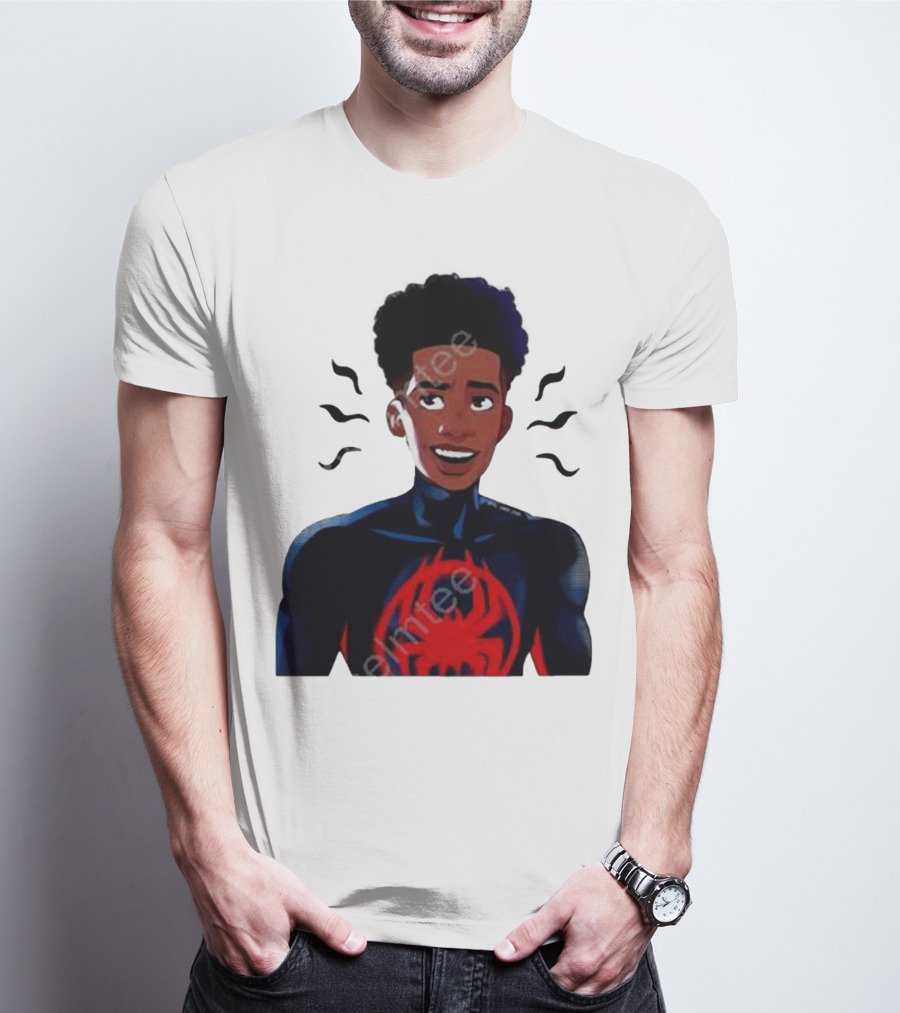 Spider Fam Charms Miles Across The Spider Verse T-Shirt