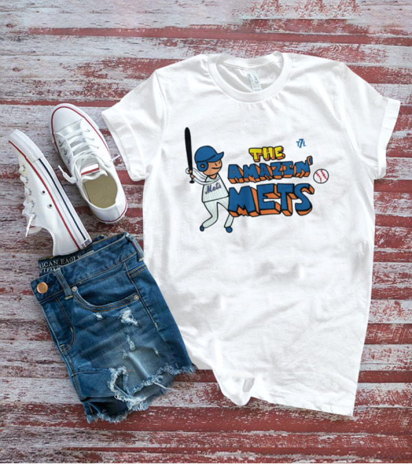 The Amazin' Mets Batter Doodle 7L T-Shirt