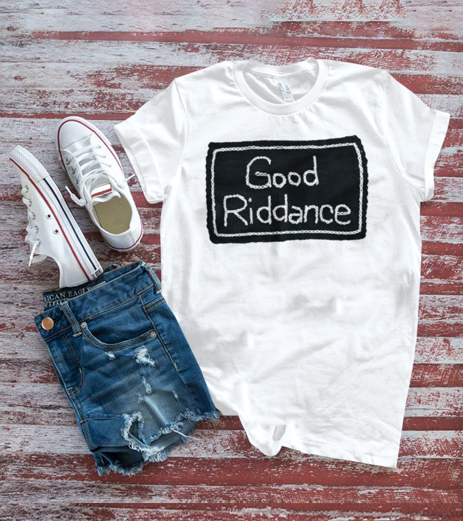Gracie Abrams Good Riddance Crochet Black Patch T-Shirt