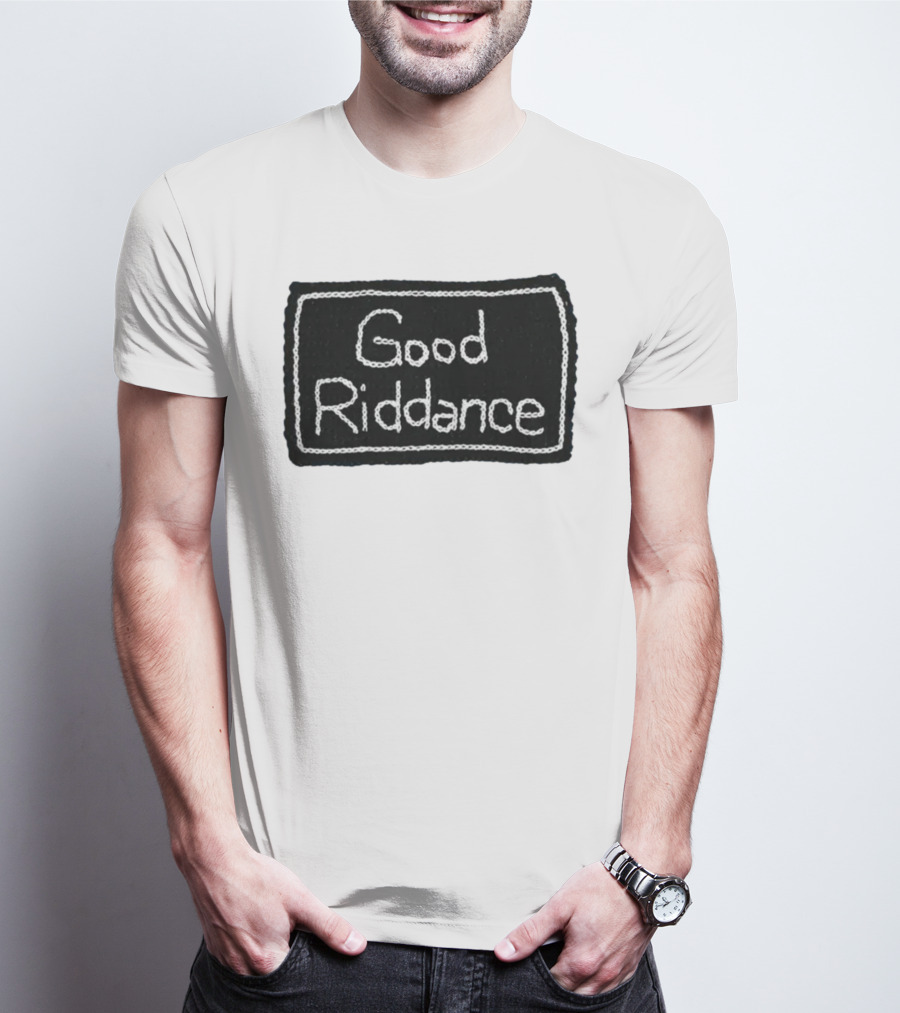 Gracie Abrams Good Riddance Crochet Black Patch T-Shirt