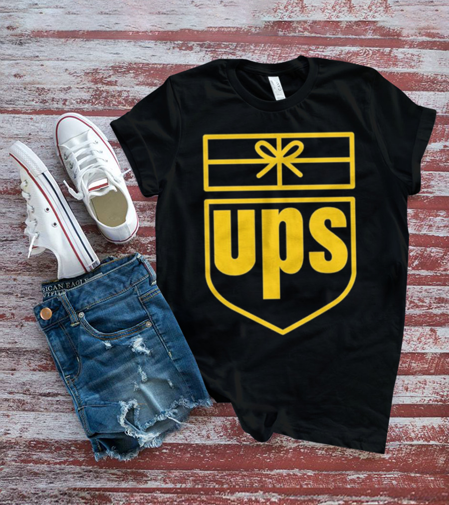 Fat Kid Deals UPS Logo Parody United Parcel Service T-Shirt