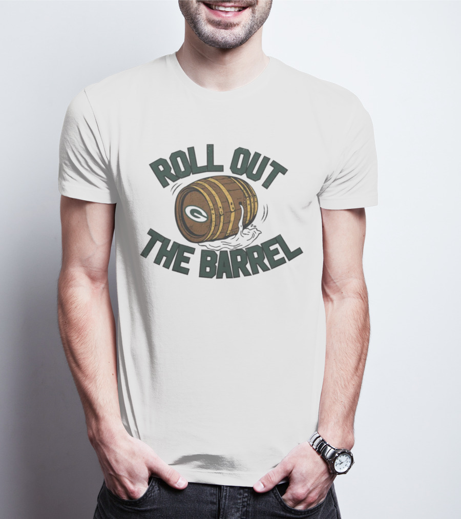 Roll Out The Barrel Packers T-Shirt