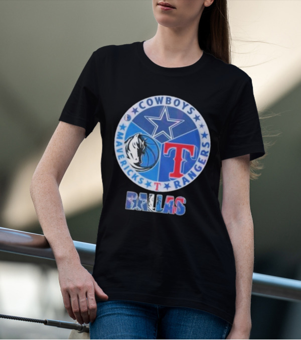 Dallas Cowboys Mavericks Rangers T-Shirt