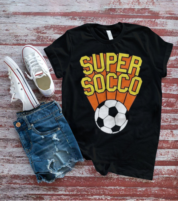 Super Socco Soccer Ball Burst T-Shirt