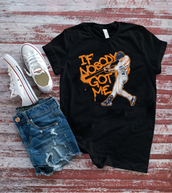 Tucker Baseball Swing If Nobody Got Me T-Shirt