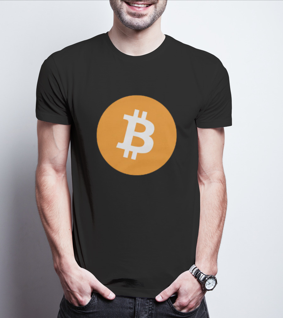 Bitcoin Orange Circle T-Shirt