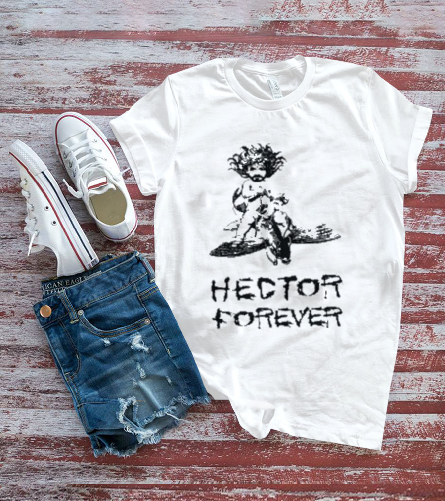 Hector Forever Fish Cherub Statue T-Shirt
