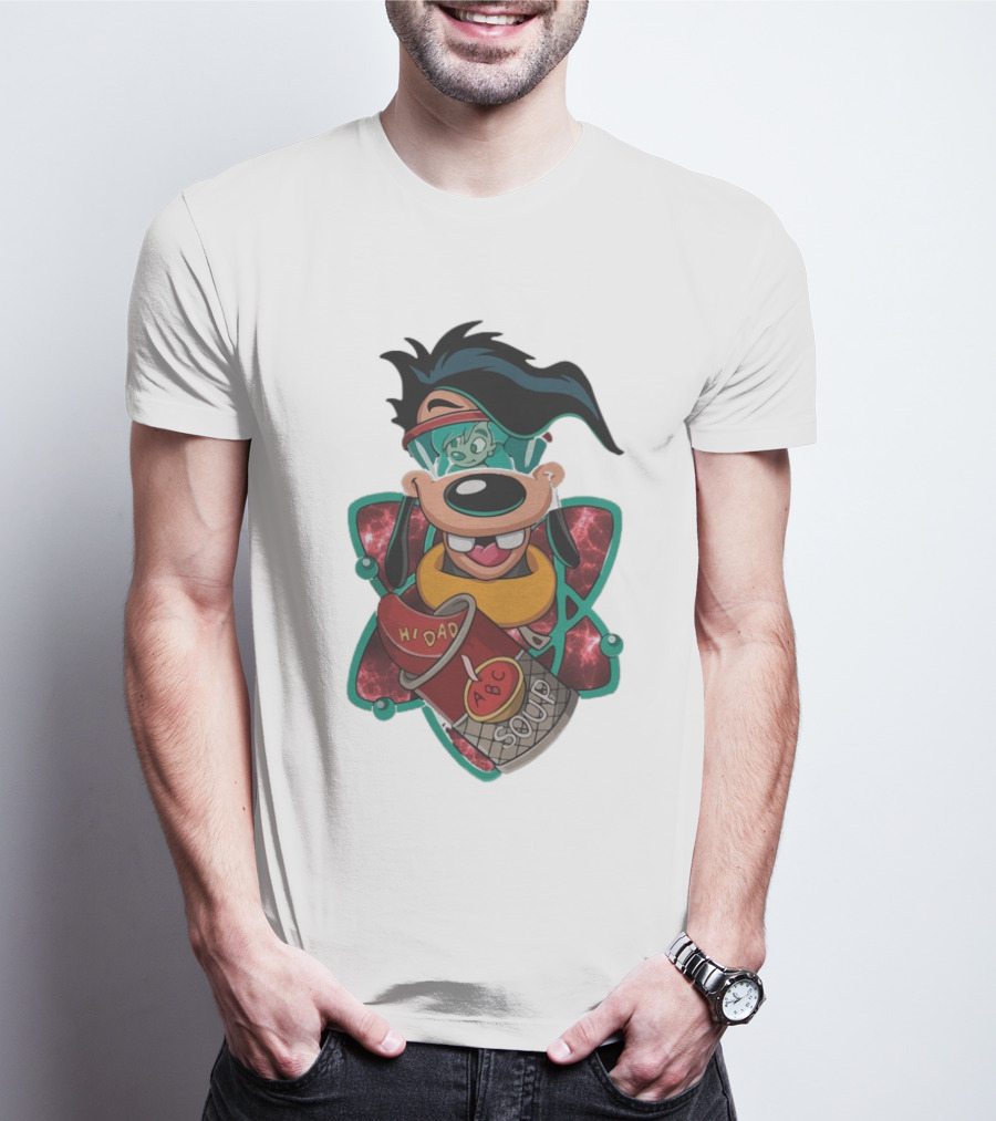 Hi Dad Goofy ABC Soup Can T-Shirt