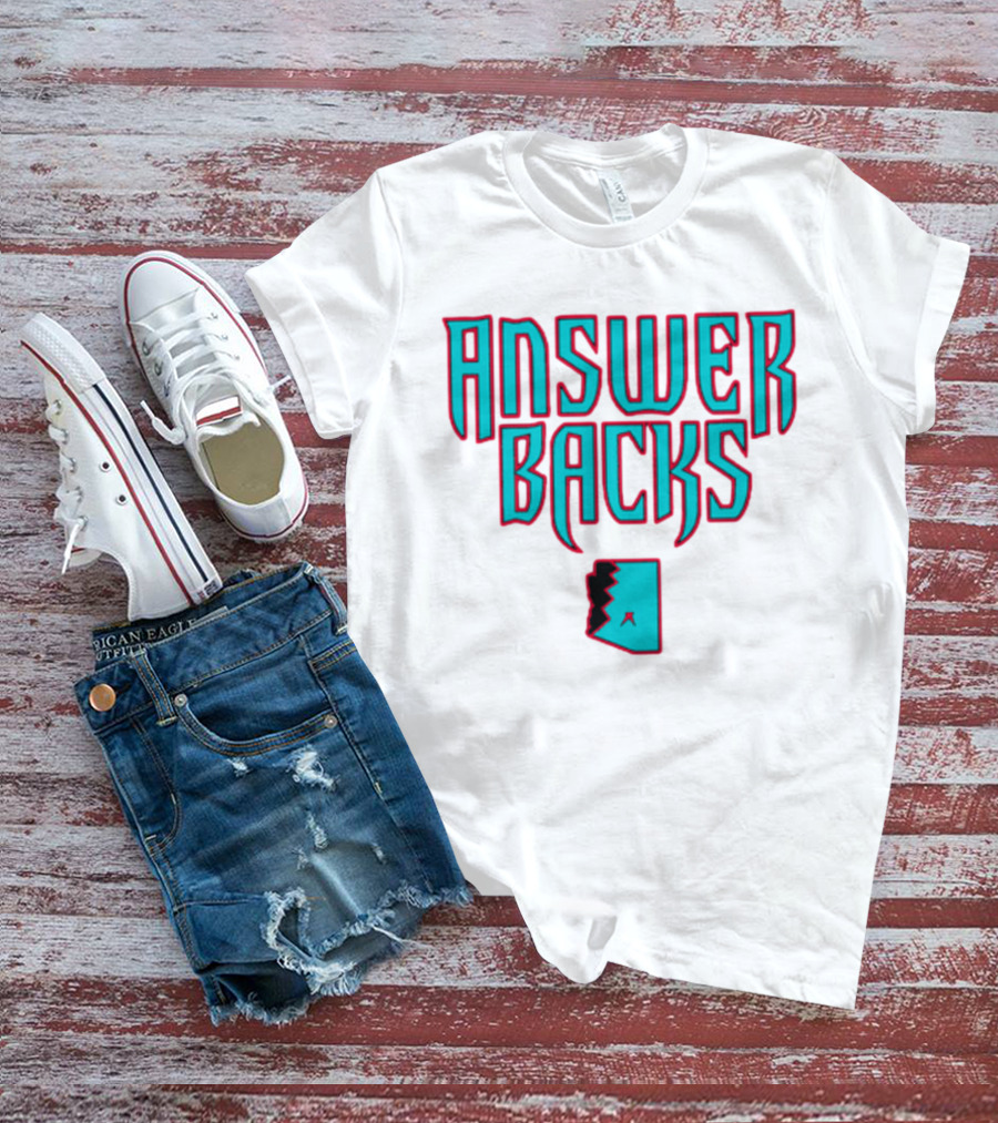 Arizona Answerbacks Answer Backs State Outline T-Shirt