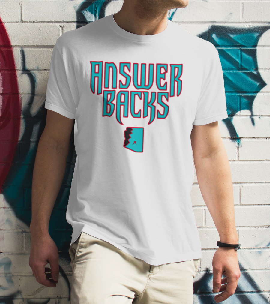Arizona Answerbacks Answer Backs State Outline T-Shirt