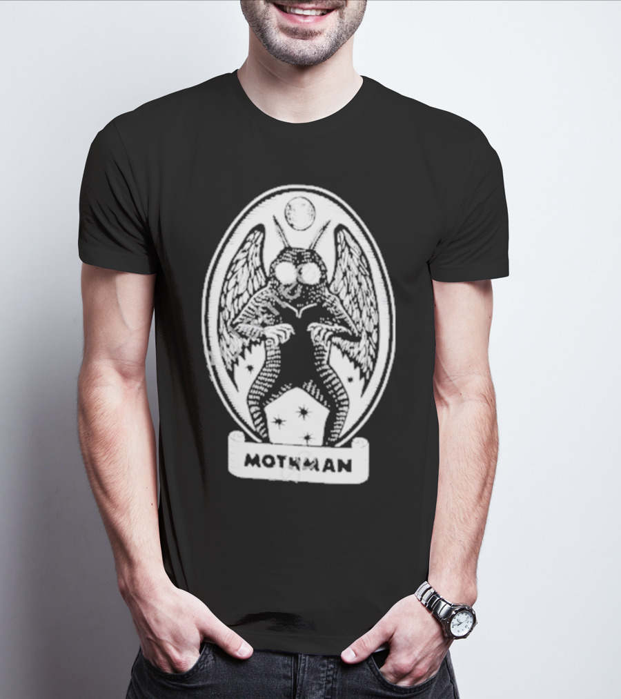 Emery Mothman Celestial Frame T-Shirt