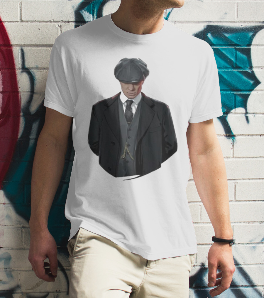 Peaky Blinders Thomas Shelby Suit And Cap Iconic T-Shirt