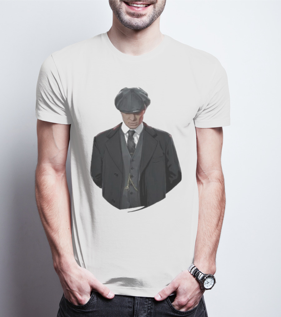 Peaky Blinders Thomas Shelby Suit And Cap Iconic T-Shirt