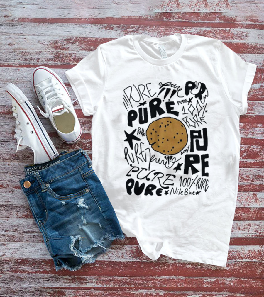 NileBlue Cookie Pure 100% Pure Pure Pure T-Shirt