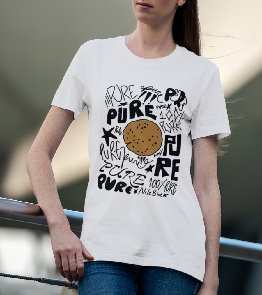 NileBlue Cookie Pure 100% Pure Pure Pure T-Shirt