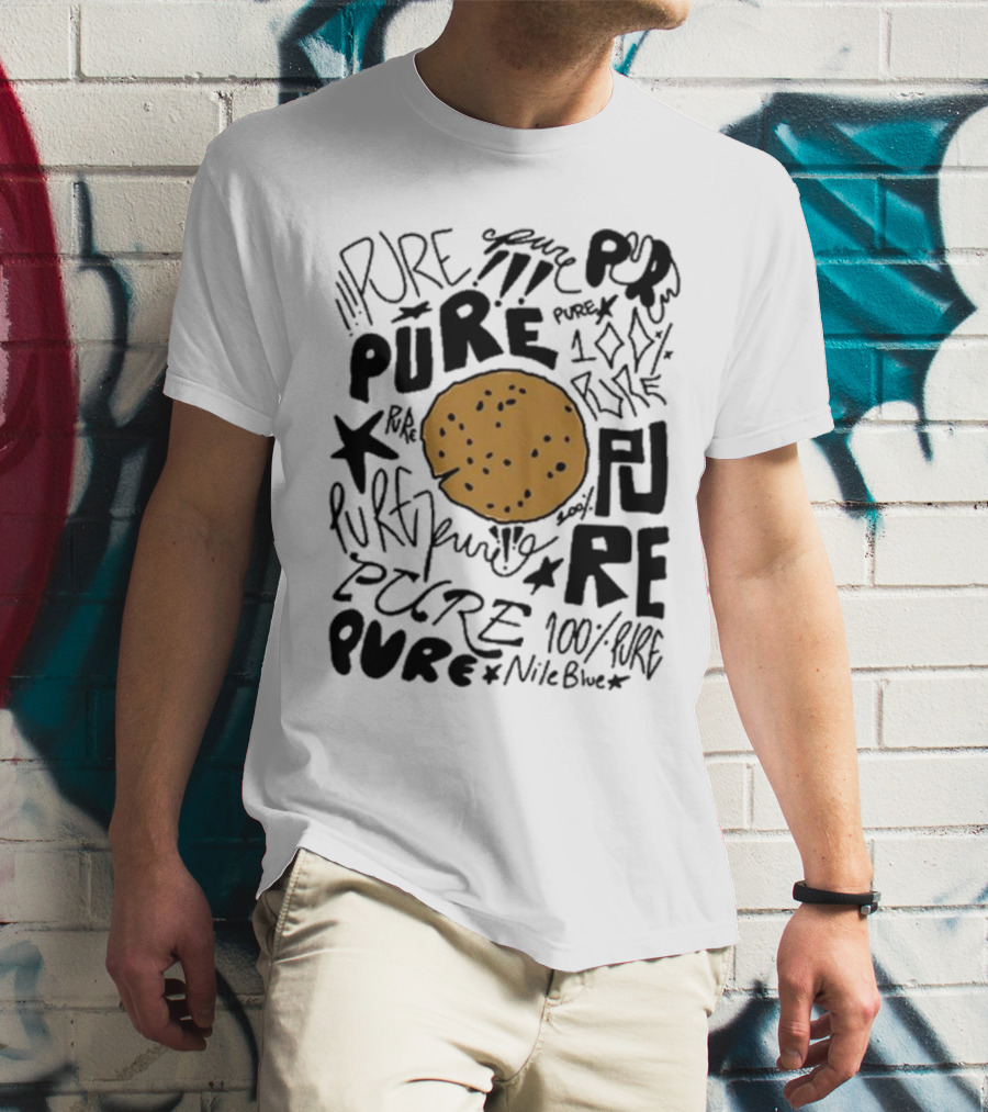 NileBlue Cookie Pure 100% Pure Pure Pure T-Shirt