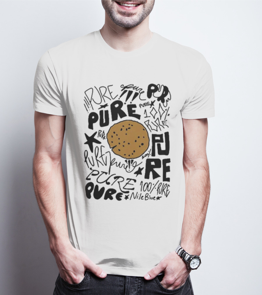 NileBlue Cookie Pure 100% Pure Pure Pure T-Shirt
