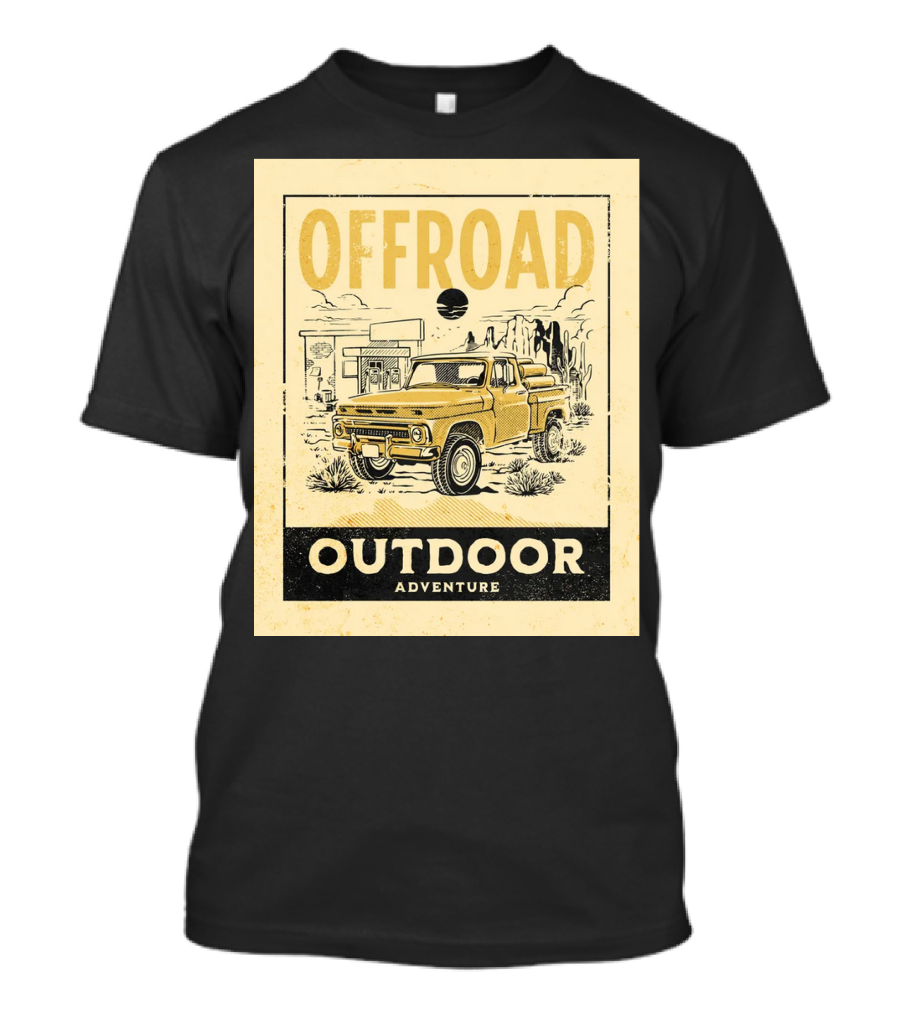 Offroad Outdoor Adventure Pickup Truck T-Shirt