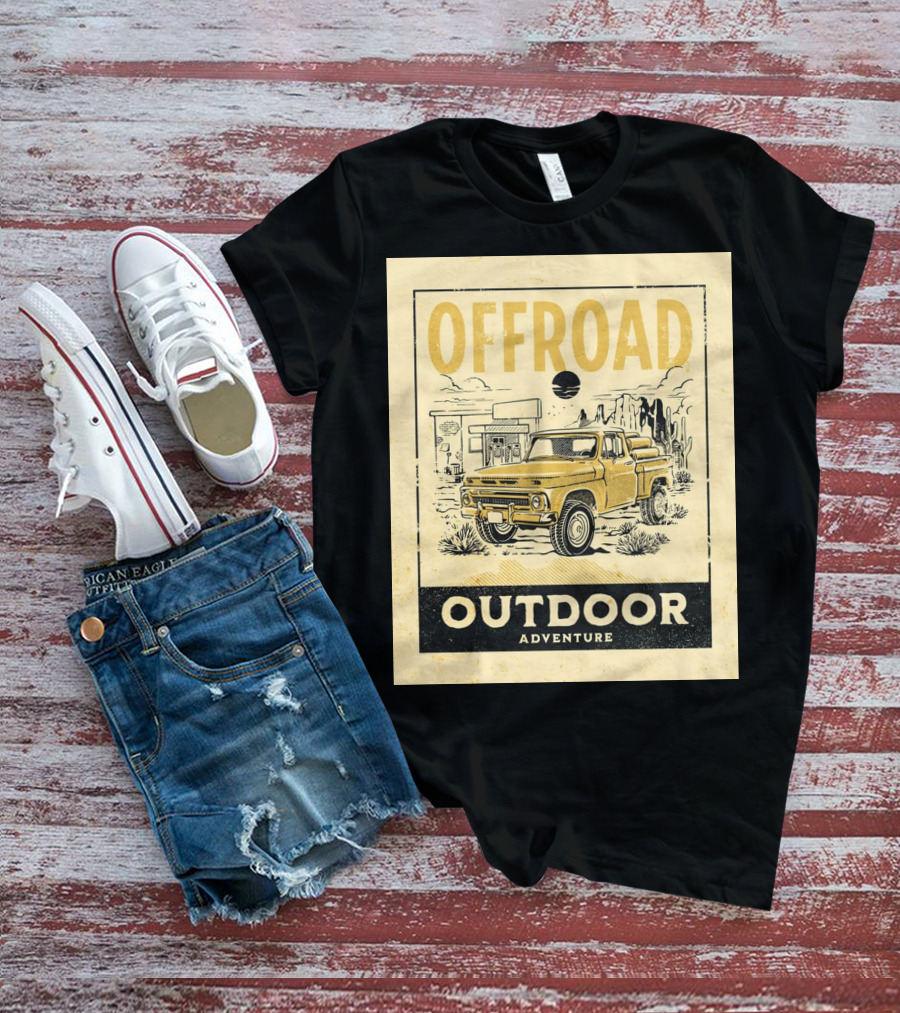 Offroad Outdoor Adventure Pickup Truck T-Shirt
