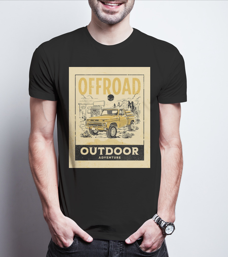 Offroad Outdoor Adventure Pickup Truck T-Shirt
